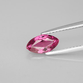 Turmalina rosa natural 0,86ct, marquise, VVS-VS