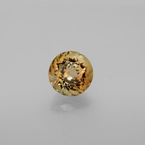 Turmalina multicolorido natural 1,38ct, corte redondo, VVS-VS