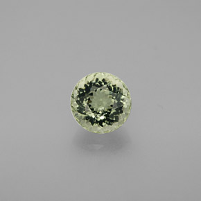 Turmalina verde natural 1,33ct, corte redondo, VVS-VS