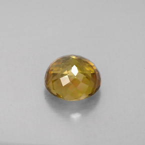 Turmalina multicolorido natural 1,32ct, corte redondo, VVS-VS