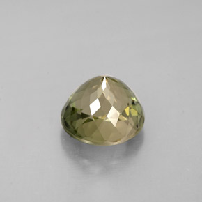 Turmalina verde natural 1,51ct, corte redondo, VVS-VS