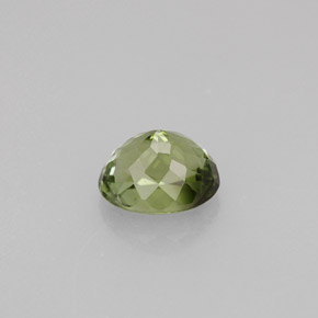 Turmalina verde natural 1,24ct, corte oval, VVS-VS