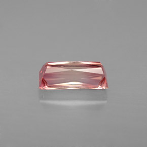 Turmalina rosa natural 1,21ct, baguete, VVS-VS