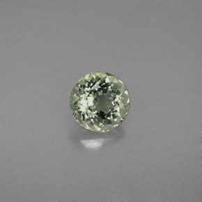 Turmalina verde natural 1,08ct, corte redondo, VS