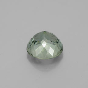 Turmalina verde natural 1,12ct, corte redondo, VS