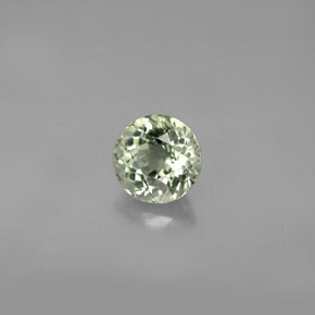 Turmalina verde natural 0,90ct, corte redondo, VVS-VS