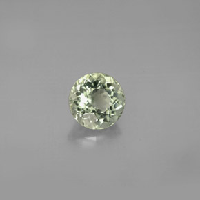 Turmalina verde natural 0,90ct, corte redondo, VVS-VS