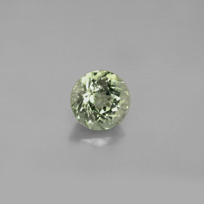 Turmalina verde natural 1,07ct, corte redondo, VVS-VS