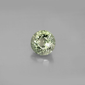 Turmalina verde natural 1,07ct, corte redondo, VVS-VS