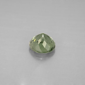 Turmalina verde natural 1,11ct, corte redondo, VVS-VS