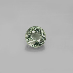 Turmalina verde natural 1,03ct, corte redondo, VS