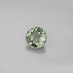 Turmalina verde natural 1,03ct, corte redondo, VS