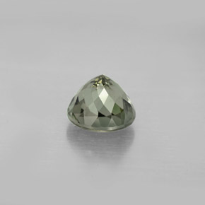 Turmalina verde natural 1,31ct, corte redondo, VS