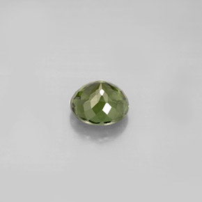Turmalina verde natural 1,04ct, corte redondo, VVS-VS