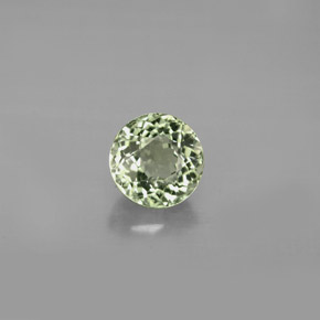 Turmalina verde natural 1,07ct, corte redondo, VVS-VS