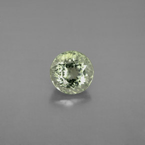 Turmalina verde natural 1,09ct, corte redondo, VS