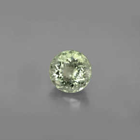 Turmalina verde natural 1,09ct, corte redondo, VS