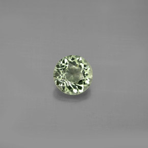 Turmalina verde natural 0,83ct, corte redondo, VVS-VS