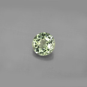 Turmalina verde natural 0,83ct, corte redondo, VVS-VS