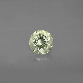 Turmalina verde natural 0,93ct, corte redondo, VVS-VS