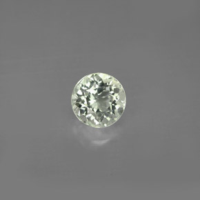 Turmalina verde natural 0,94ct, corte redondo, VVS-VS