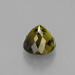 Turmalina multicolorido natural 1,33ct, corte redondo, VS-SI