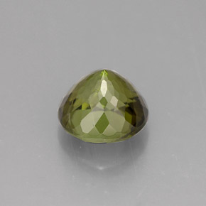 Turmalina multicolorido natural 1,21ct, corte redondo, VS