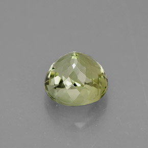 Turmalina verde natural 1,24ct, corte redondo, VS