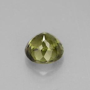 Turmalina verde natural 1,15ct, corte redondo, VS