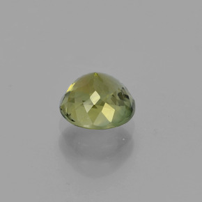 Turmalina verde natural 1,09ct, corte redondo, VS