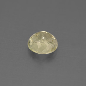 Turmalina ouro natural 0,88ct, corte redondo, VS