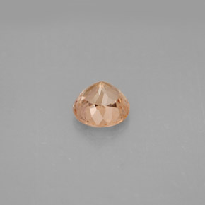 Turmalina laranja natural 1,07ct, corte redondo, VS