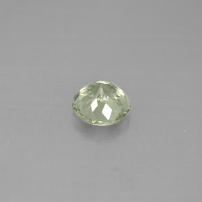 Turmalina verde natural 1,02ct, corte redondo, VS