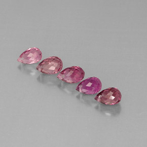 Pedras preciosas de turmalina multicolorido natural de  ct, briolete, VVS-VS