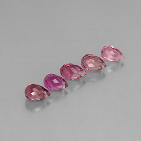 Pedras preciosas de turmalina multicolorido natural de  ct, briolete, VVS-VS