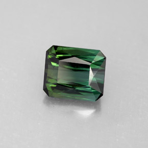 Turmalina verde natural 2,50ct, corte esmeralda, VVS