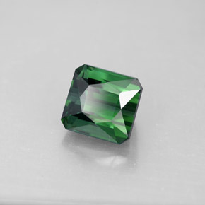 Turmalina verde natural 2,06ct, corte esmeralda, VVS