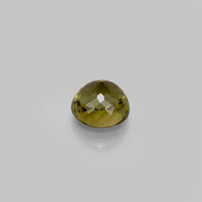 Turmalina verde natural 1,10ct, corte redondo, VVS