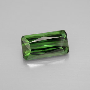 Turmalina verde natural 1,78ct, corte esmeralda, VVS