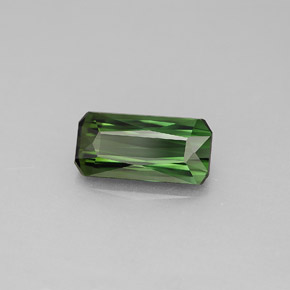 Turmalina verde natural 2,05ct, corte esmeralda, VVS