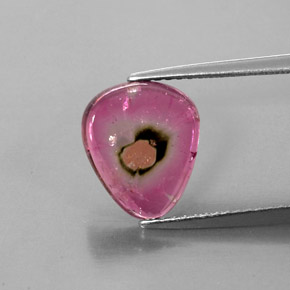 Turmalina multicolorido natural 2,56ct, transparente, transparente/translúcido