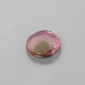 Turmalina bicolor natural 1,55ct, forma extravagante, transparente