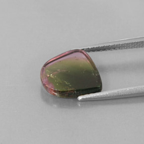 Turmalina multicolorido natural 2,24ct, transparente, transparente/translúcido
