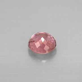 Turmalina rosa natural 1,06ct, corte redondo, VVS
