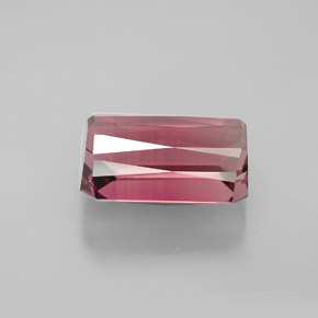 Turmalina rosa natural 4,77ct, corte esmeralda, VVS