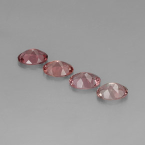 Pedras preciosas de turmalina multicolorido natural de  ct, corte oval, VVS-VS