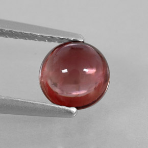 Turmalina multicolorido natural 1,15ct, corte redondo, transparente