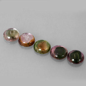 Pedras preciosas de turmalina multicolorido natural de  ct, transparente, transparente/translúcido