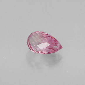 Turmalina rosa natural 0,74ct, briolete, VS