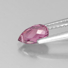 Turmalina rosa natural 0,62ct, briolete, VS